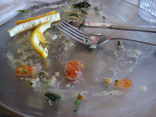 breakfast at Ghini's French cafe (after)
