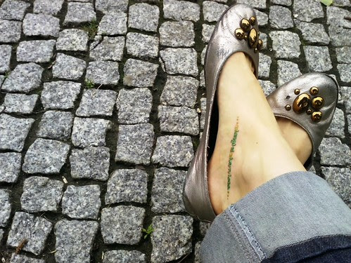 green tattoo. hindi. india