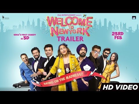 Welcome To New York Trailer | Sonakshi Sinha | Diljit Dosanjh | Karan Johar | 23rd Feb