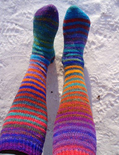 Sunshine and new socks