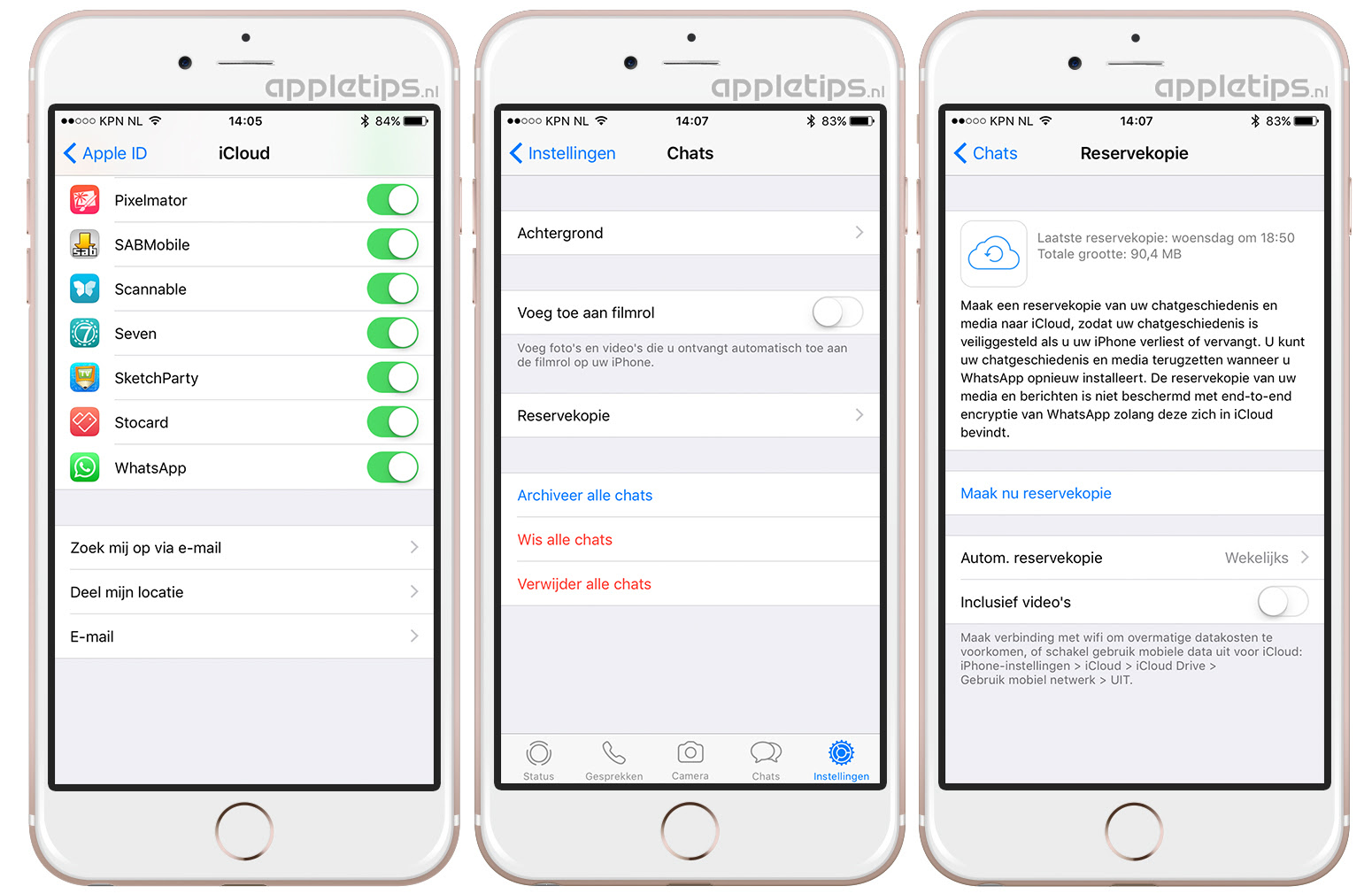 Whatsapp chats opslaan op pc