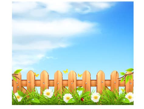 wooden fence  nature vector background  millions