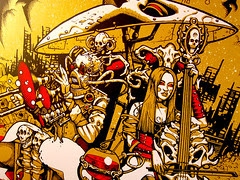 Subhumans Gig Print Sutfin - (Detail)