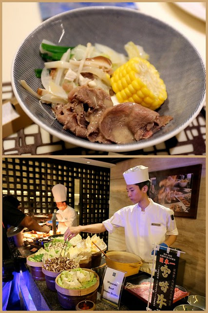 Shabu-shabu with Miyazaki A4 wagyu