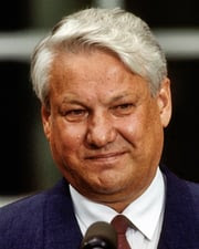 Russian President Boris Yeltsin