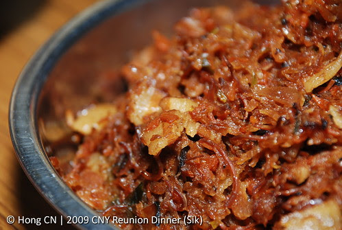 “大姨妈嫁女” (乾燥版) - Mixed Sliced Veges with mushroom (dry version)