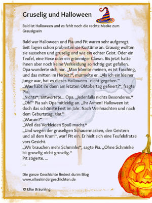 Gruselig und Halloween