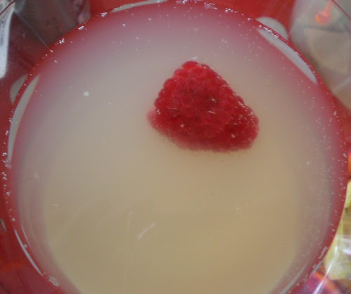 Raspberry mule cocktail