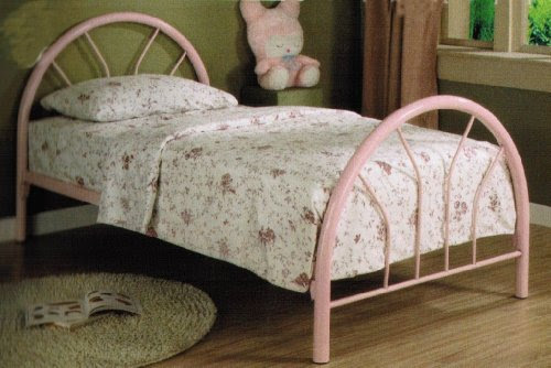 Twin Size Bed in Pink - Coaster - 2389P