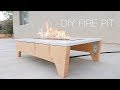 how to make your own gas fire pit table