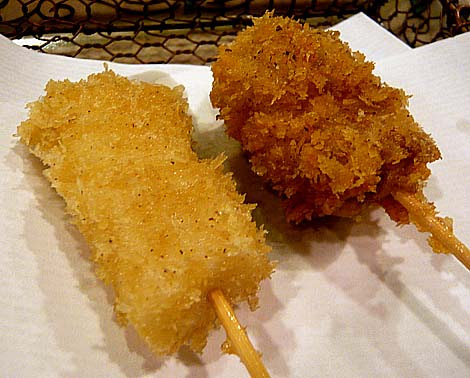串かつ食べ放題 旬味 心和 梅田北新地 大阪b級グルメ