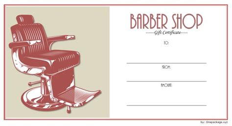  7 barber shop gift certificate template free printables 2 gift