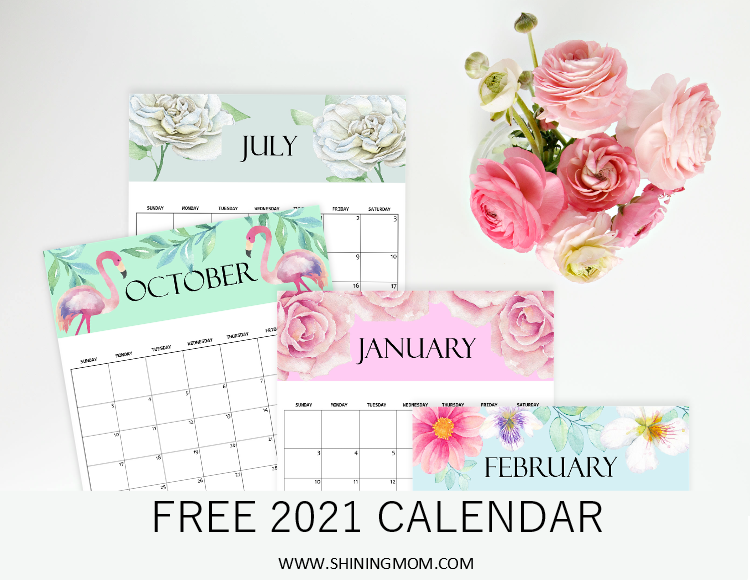 cute calendar 2021