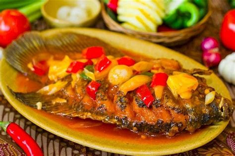 resep   membuat ikan nila bumbu asam manis lengkap