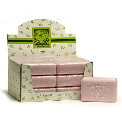 Case of 12 Pre de Provence 250g Peony Shea Butter Enriched Triple Milled Soap