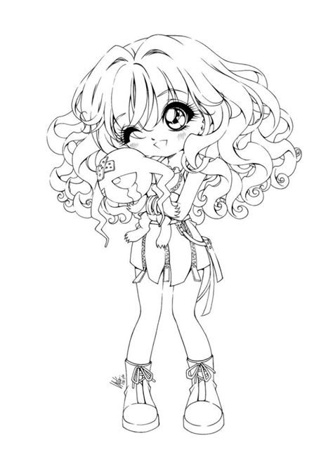 anime fox girl cute coloring pages coloring home