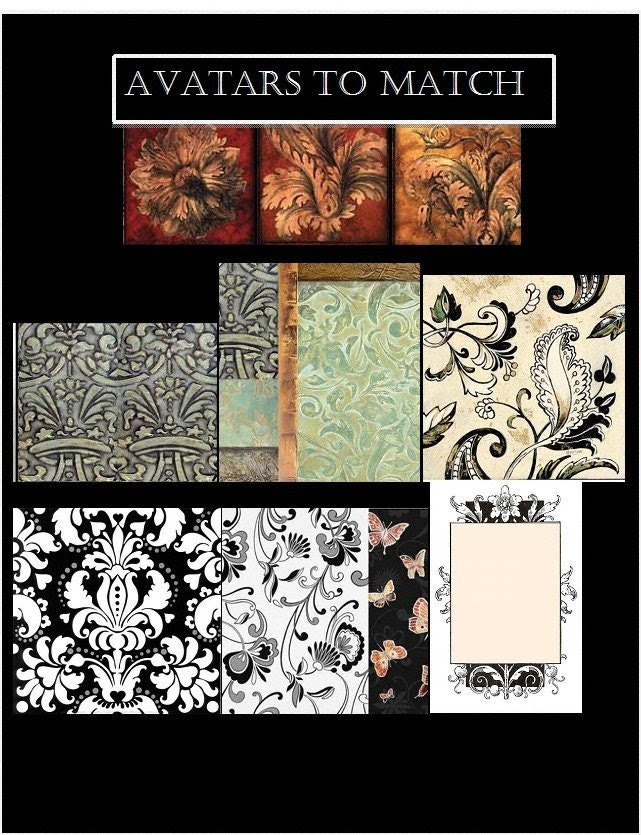 black and white. elegant. floral