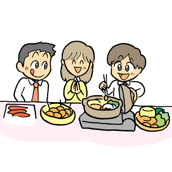 鍋奉行のイラスト かわいいフリー素材が無料のイラストレイン