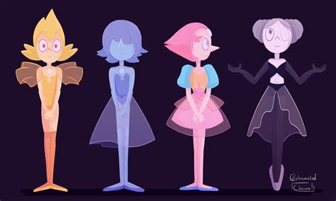 At the end of the rebellion, she helps blue and white diamond accidently corrupt . Chromel ð¥ // Doujima'19 on Twitter: "White Pearl truly is