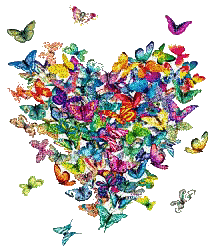 Un coeur de papillons...