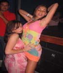 Antonella Barba grind dance with other chick