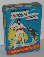 Space Ghost bubble bath box