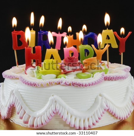 Birthday Cakes Online on Birthday Cake And Candels Stock Photo 33110407   Shutterstock