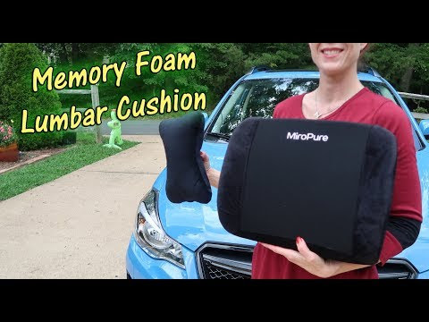 VIDEO : 🍀miropure premium memory foam lumbar cushion with 🦋neck pillow (back support ) car chair review👈 - get it here: https://goo.gl/mf1bfs miropure memory foamget it here: https://goo.gl/mf1bfs miropure memory foamlumbar cushionand  ...