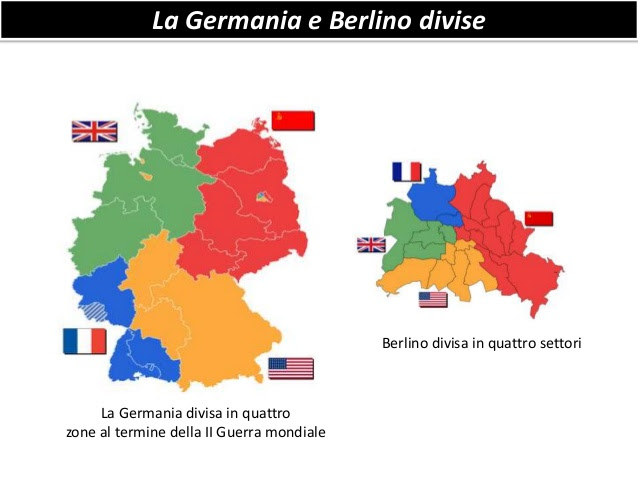 Cartina Germania Dopo La Seconda Guerra Mondiale