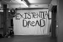 existential dread BW