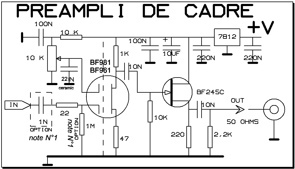 Les cadres antiparasites, antenne ferrite, antenne cadre.