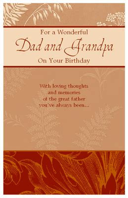 Get a printable happy birthday card for your grandpa, completely free, no signup required. a loving dad and grandpa birthday printable card blue mountain ecards