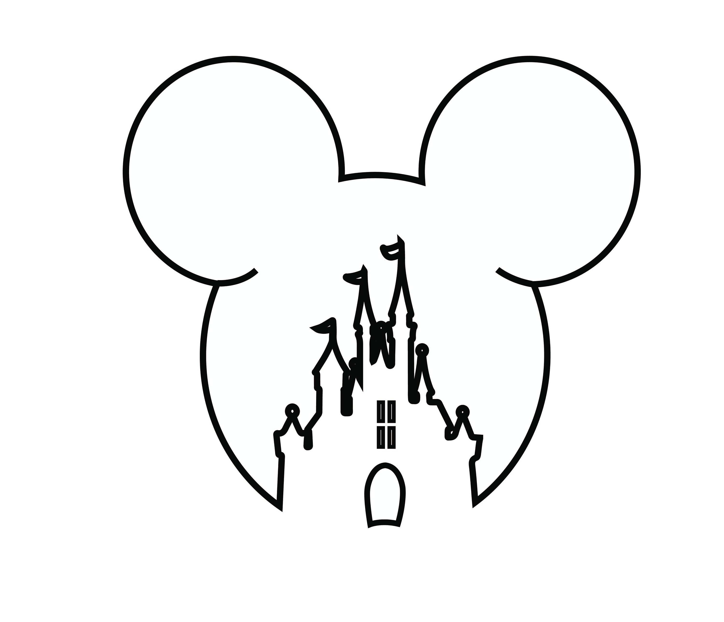 Download Simple Disney Castle Drawing | Free download on ClipArtMag