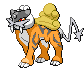 Raikou Shiny sprite from Black & White & Black 2 & White 2