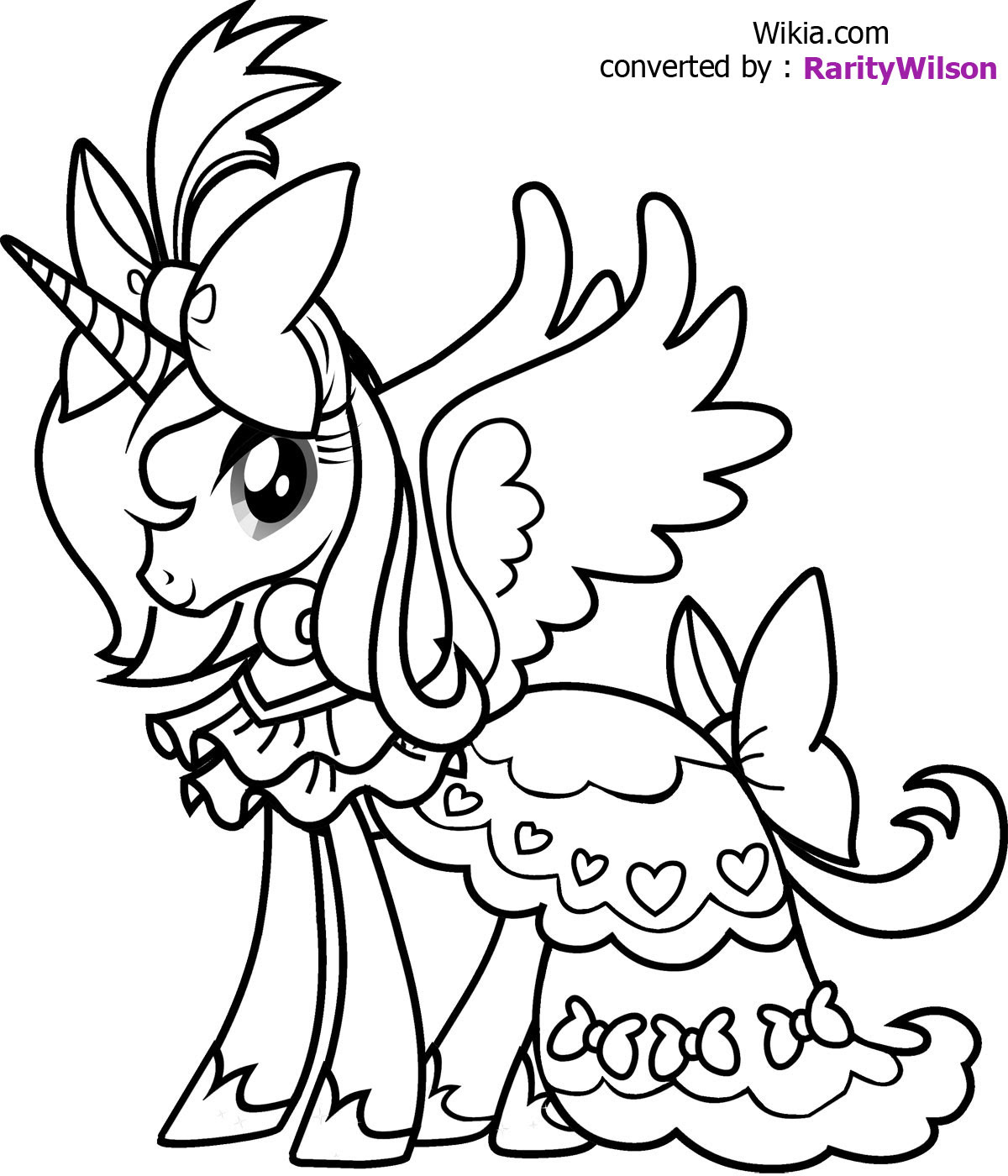 Dessin de poney   colorier et imprimer