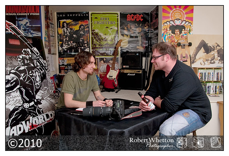 Interview with Dorset Rock Online. Photography by Robert Whetton Events Photographer