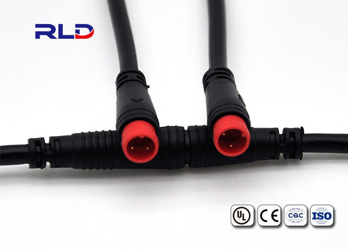 Small Size Ip65 Electric Bike Connectors Male Female 2pin Waterproof Cable Connector