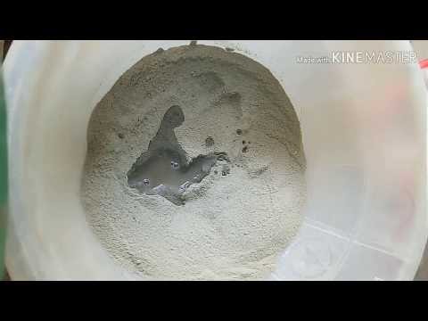 #Cement+sand crumbling and mix #water.....#satisfying..#relaxing..#asmrcommunity