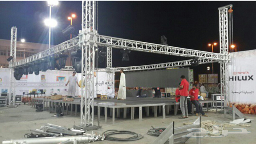 مسرح حديد مقاس 106 وارتفاع 70 سم