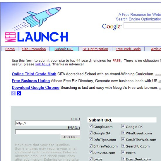 nexcomp designsmag TOP Best Free URL Submission Websites