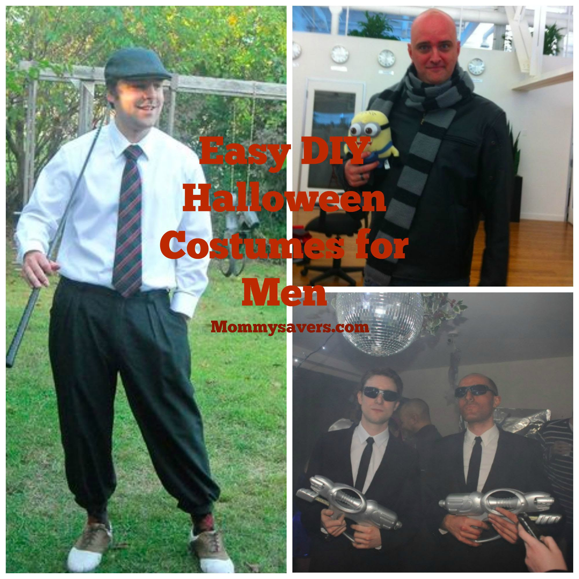 DIY Easy Halloween Costume Ideas for Men  Mommysavers  Mommysavers