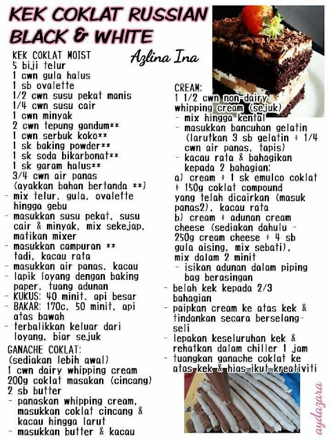 resepi kek indulgence