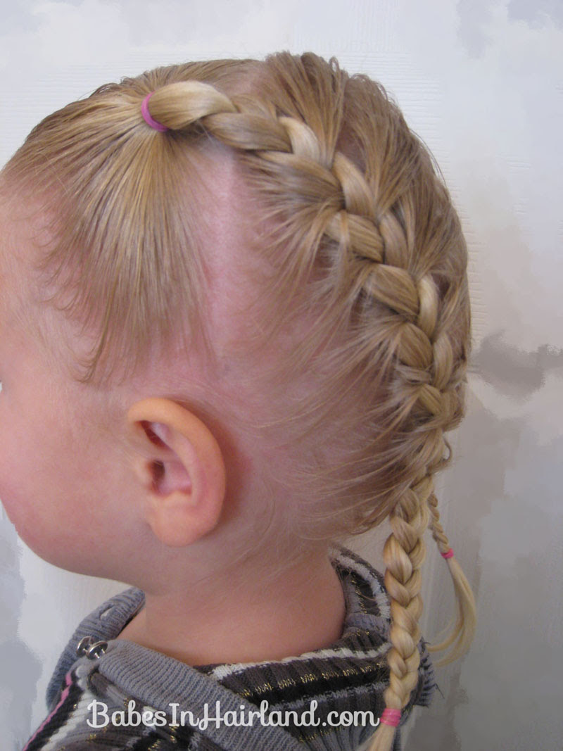 Toddler french braids - babes in hairland