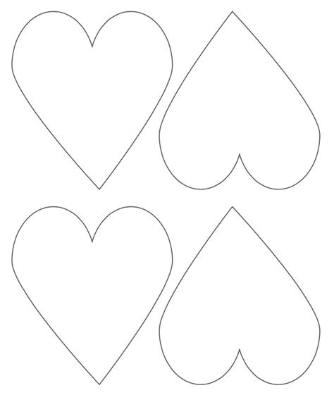  15 heart template printables free heart stencils and patterns the