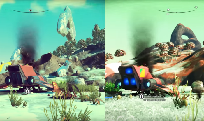 No Man’s Sky Original 1.0 vs 1.32 Graphics Comparison PS4