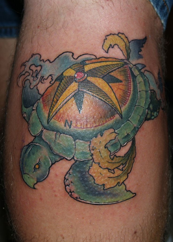 Navy Shellback Tattoo Designs : Miss Kitty...Tattoos, Art and Happenings: Chuck's ... - Turtle shellback tattoo was a badge representation of sailors who crossed the equator, in honor of their experience.