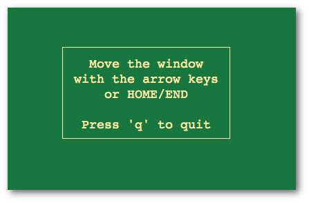 Fig.03: Basic window operations in action using ncurses