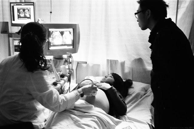 Hana's prenatal exam