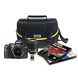 Nikon D3000 10.2 MP Digital SLR 6 Piece Bundle with 18-55mm f/3.5-5.6G AF-S DX & 55-200mm f/4-5.6G ED AF-S DX Nikkor Zoom Lenses