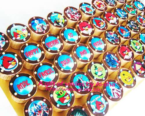 Birthday Cupcakes Edible Image Angry Birds & Ultraman